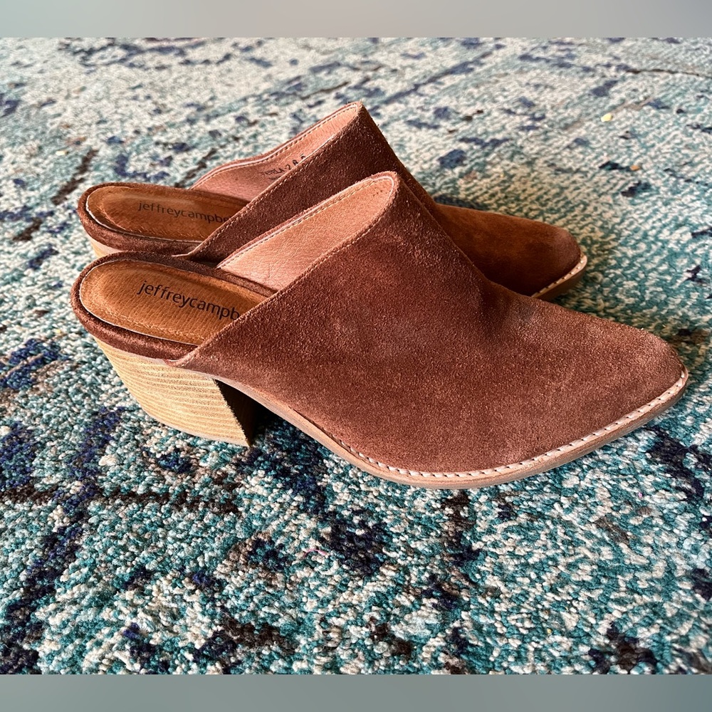 Jeffrey Campbell mule booties